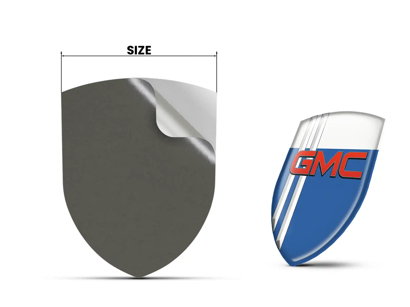 GMC Large Car Stickers Max Pro Lasting Modern Edition